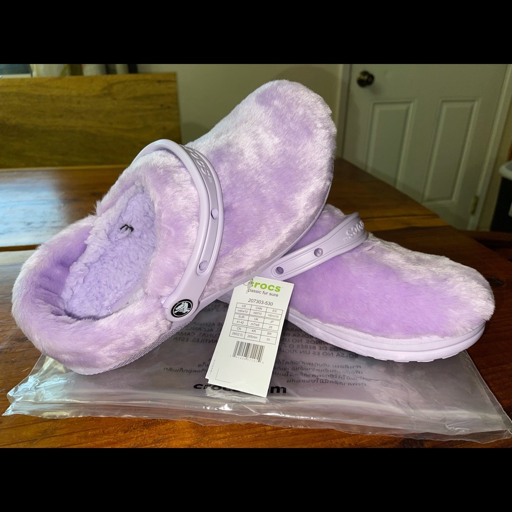 Crocs Classic Fur Sure Clogs